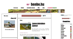 Desktop Screenshot of english.benbe.hu